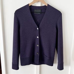 ANTEPRIMA MILAN purple argyle cardigan